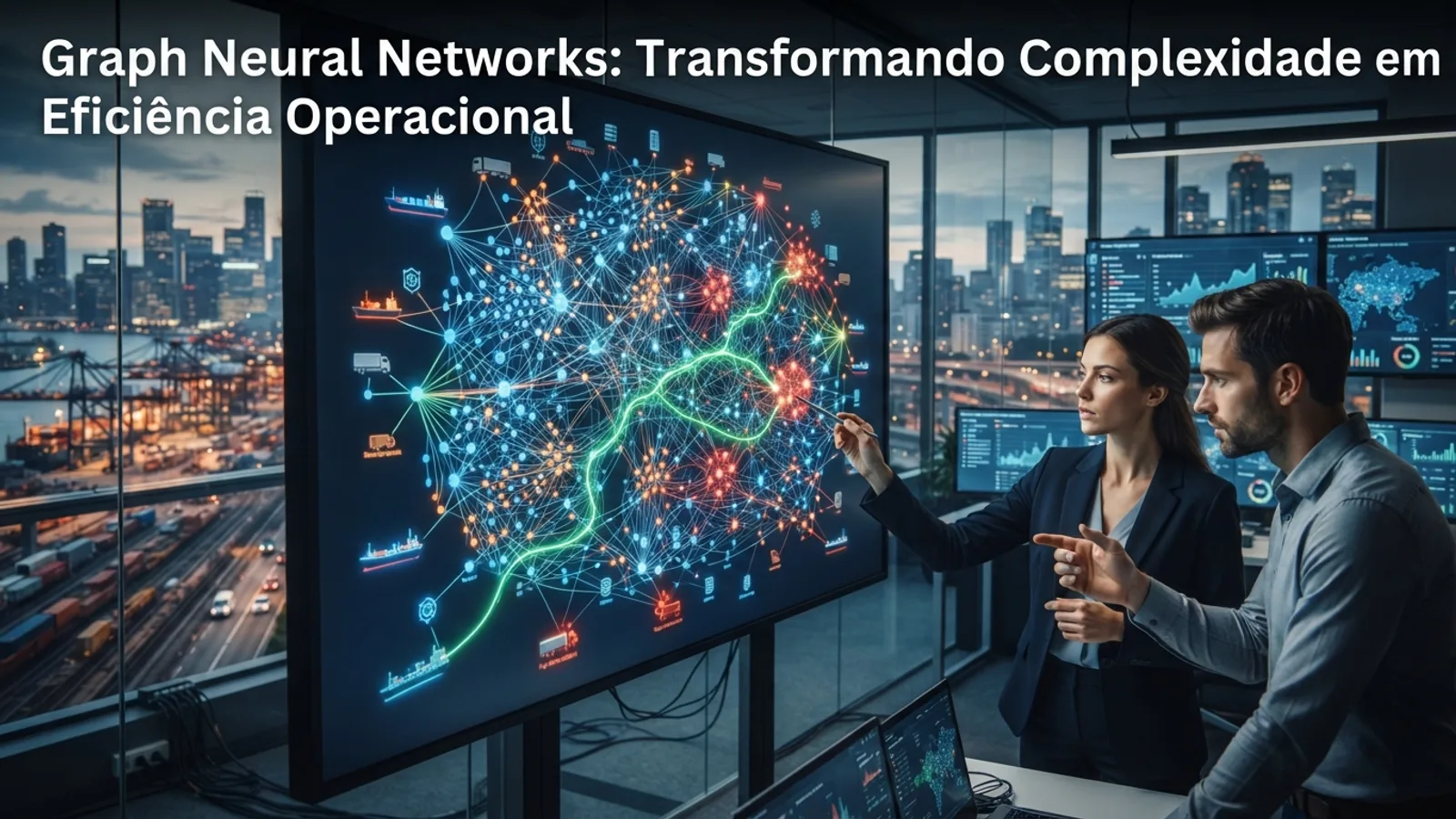 Imagem de destaque do artigo: Graph Neural Networks: Transformando Complexidade em Eficiência Operacional