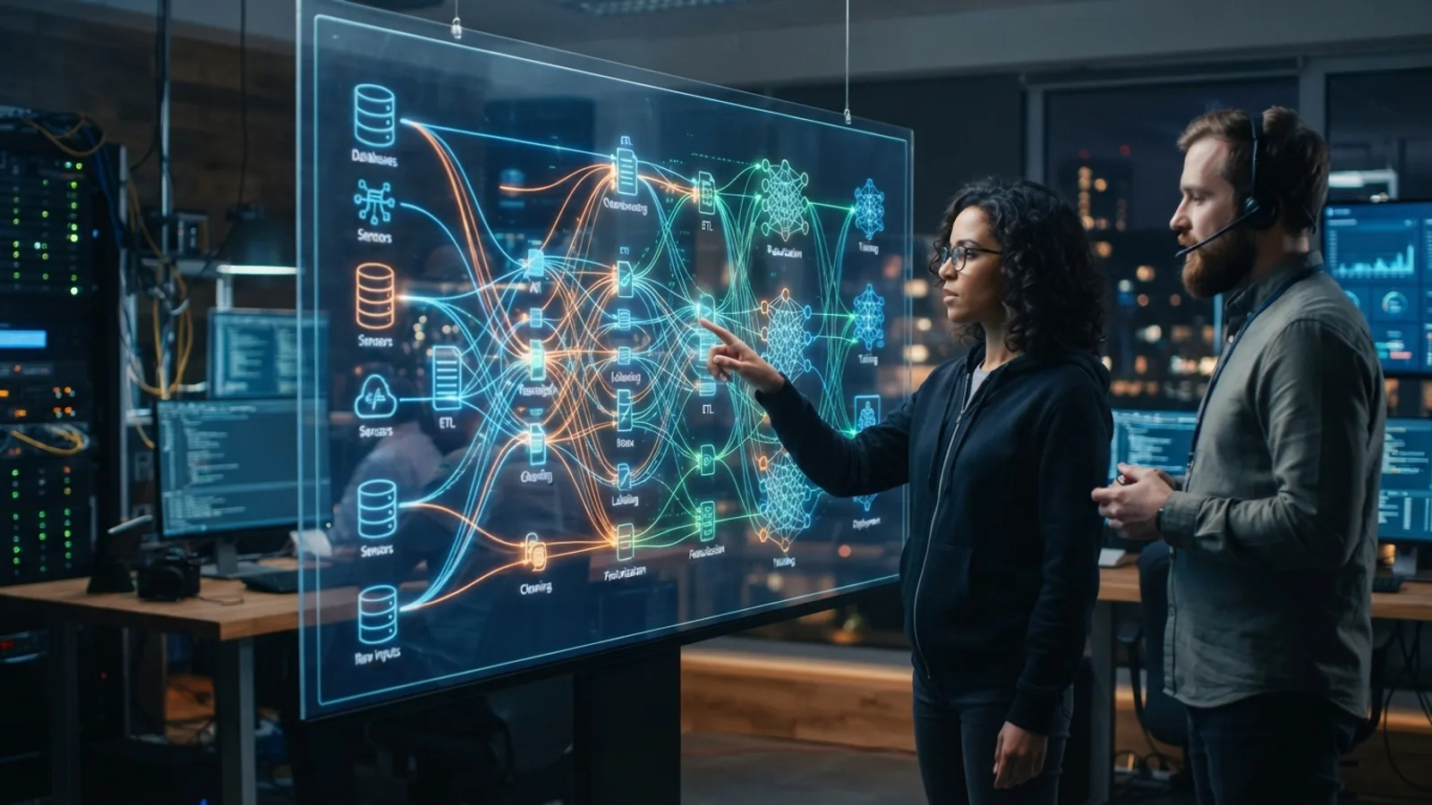 Imagem de destaque do artigo: Data Lineage para IA: Estratégias de Rastreabilidade em Tempo Real